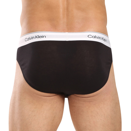 3PACK Herren Slips Calvin Klein schwarz (NB3961A-UB1)