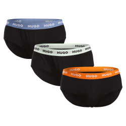 3PACK Herren Slips HUGO schwarz (50517879 961)