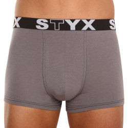 Herren Klassische Boxershorts Styx sportlicher Gummizug Übergröße dunkelgrau (R1063)