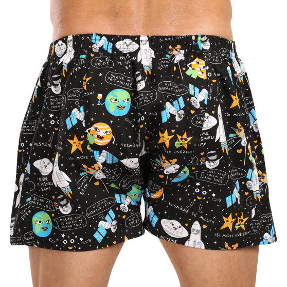 Herren Boxershorts Styx art klassischer Gummizug Übergröße Weltall (E1758)