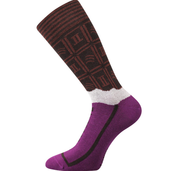 Lonka Frauensocken hoch mehrfarbig (Chocolate-dark)