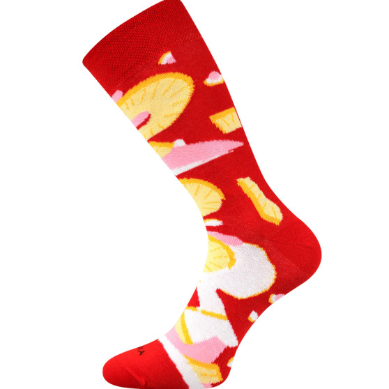 Socken Lonka hoch mehrfarbig (Pizza-hawaii)