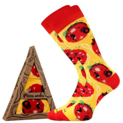 Socken Lonka hoch mehrfarbig (Pizza-pepperoni)