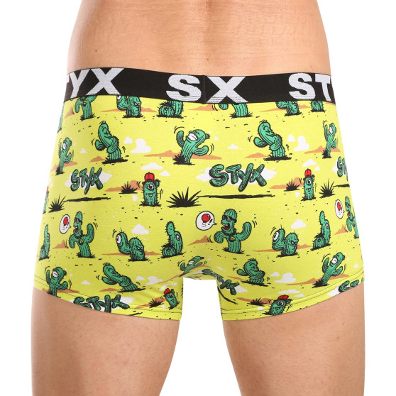 Styx Herren Boxershorts Kunst Sport Gummi Kaktus (G1351)