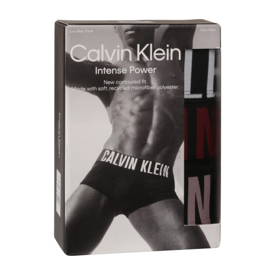 3PACK Herren Klassische Boxershorts Calvin Klein schwarz (NB3075A-7V1)