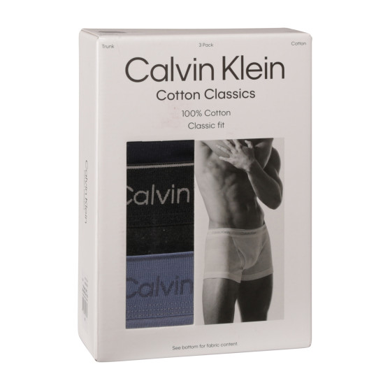 3PACK Herren Klassische Boxershorts Calvin Klein mehrfarbig (NB4002A-PRM)