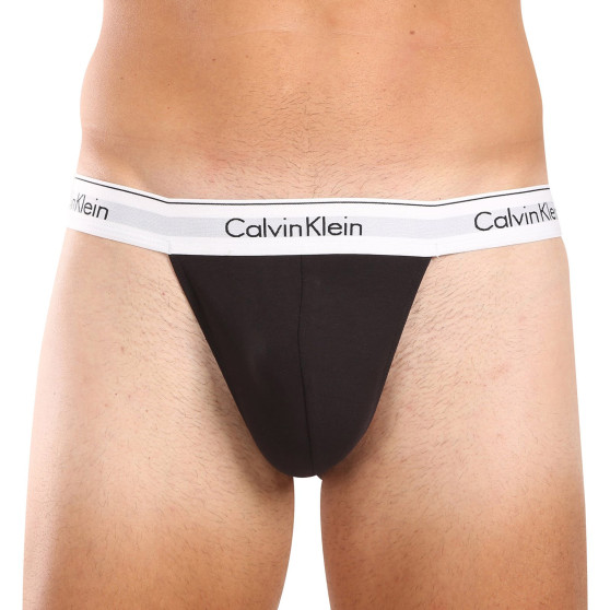 3PACK Herren Tangas Calvin Klein schwarz (NB3226A-001)