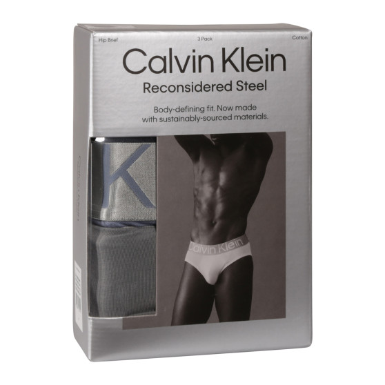 3PACK Herren Slips Calvin Klein mehrfarbig (NB3129A-PZD)