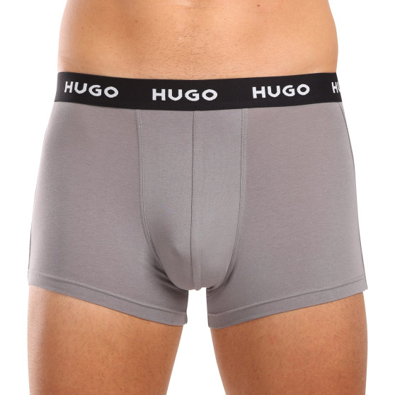 3PACK Herren Klassische Boxershorts HUGO mehrfarbig (50517878 964)