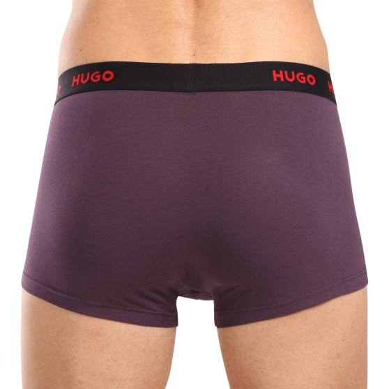 3PACK Herren Klassische Boxershorts HUGO mehrfarbig (50517878 964)