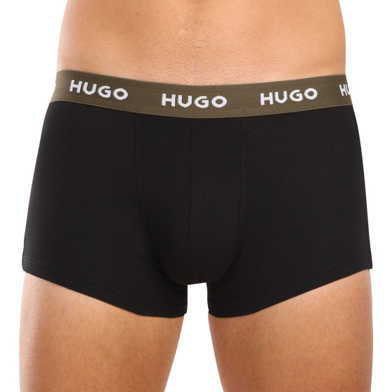 3PACK Herren Klassische Boxershorts HUGO mehrfarbig (50517878 964)