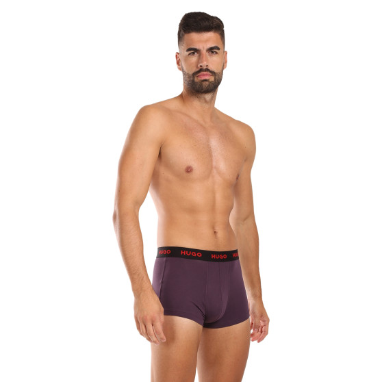 3PACK Herren Klassische Boxershorts HUGO mehrfarbig (50517878 964)