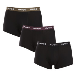 3PACK Herren Klassische Boxershorts HUGO mehrfarbig (50517878 964)