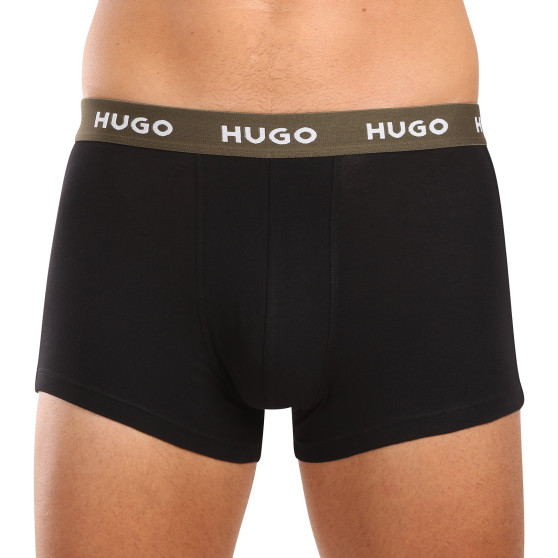 3PACK Herren Klassische Boxershorts HUGO mehrfarbig (50517878 964)