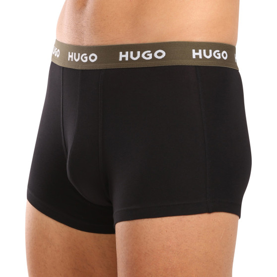 3PACK Herren Klassische Boxershorts HUGO mehrfarbig (50517878 964)