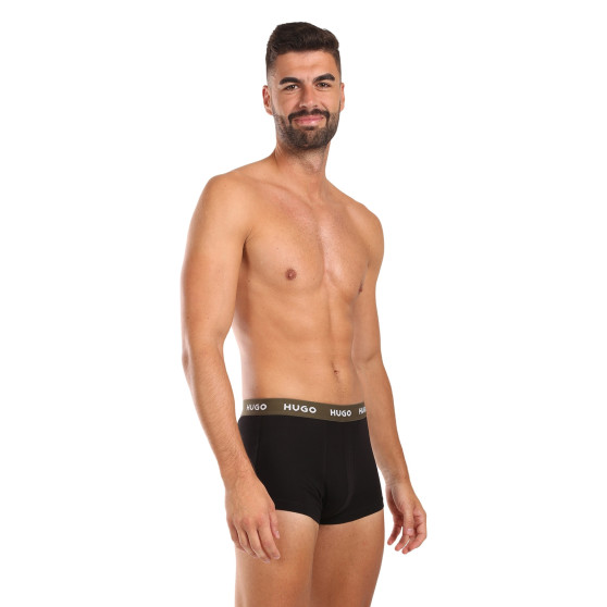 3PACK Herren Klassische Boxershorts HUGO mehrfarbig (50517878 964)