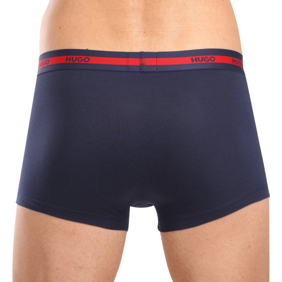 3PACK Herren Klassische Boxershorts HUGO mehrfarbig (50517883 970)