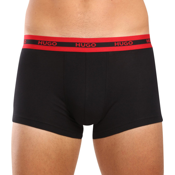 3PACK Herren Klassische Boxershorts HUGO mehrfarbig (50517883 970)