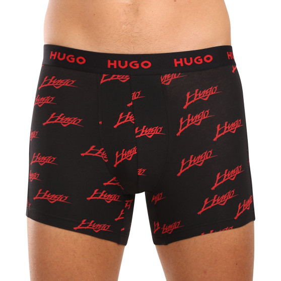 3PACK Herren Klassische Boxershorts HUGO mehrfarbig (50517887 984)