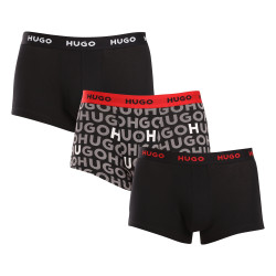 3PACK Herren Klassische Boxershorts HUGO mehrfarbig (50517894 974)