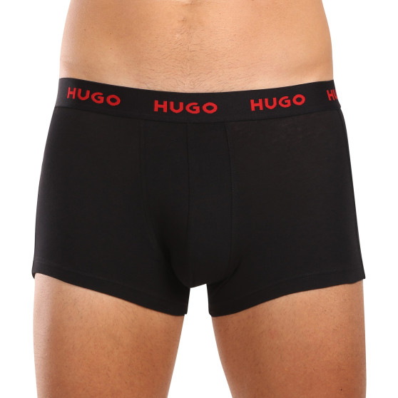 3PACK Herren Klassische Boxershorts HUGO mehrfarbig (50517894 974)