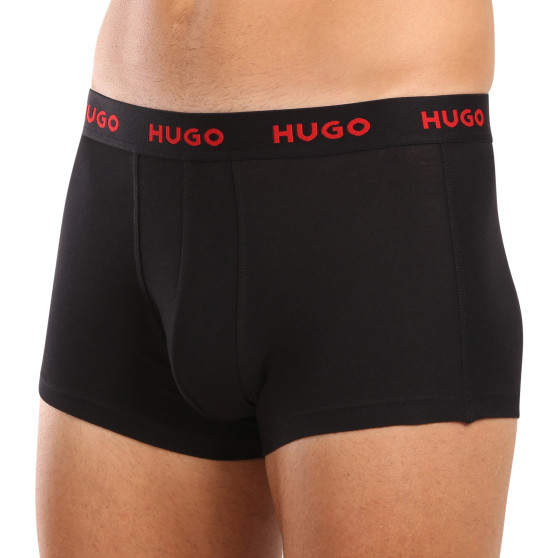 3PACK Herren Klassische Boxershorts HUGO mehrfarbig (50517894 974)