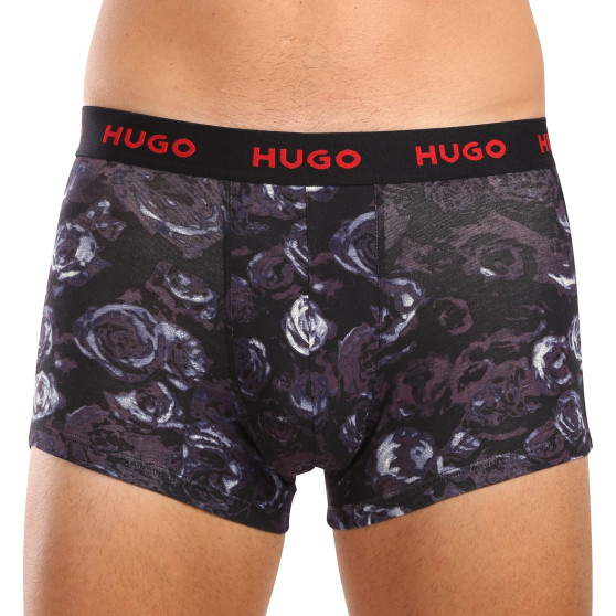 3PACK Herren Klassische Boxershorts HUGO mehrfarbig (50517894 982)