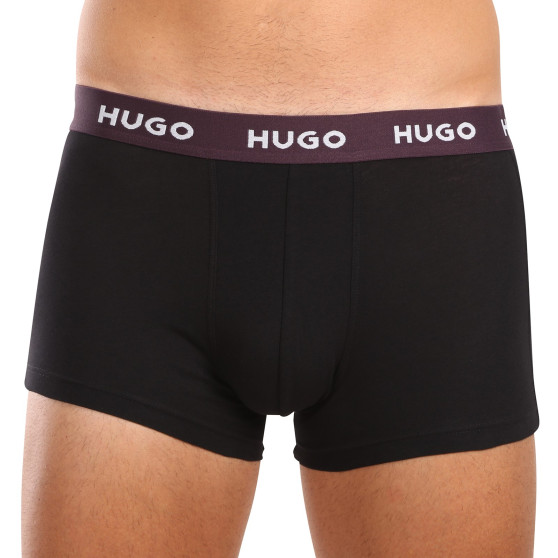 3PACK Herren Klassische Boxershorts HUGO mehrfarbig (50517894 982)