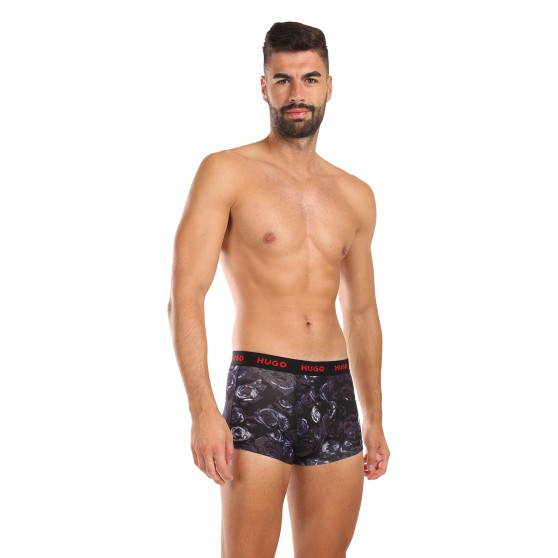 3PACK Herren Klassische Boxershorts HUGO mehrfarbig (50517894 982)