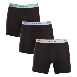 3PACK Herren Klassische Boxershorts Calvin Klein schwarz (NB3964A-U2Y)