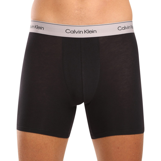 3PACK Herren Klassische Boxershorts Calvin Klein schwarz (NB3964A-U2Y)