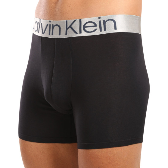 3PACK Herren Klassische Boxershorts Calvin Klein schwarz (NB3131A-PZE)