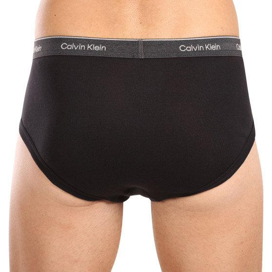 3PACK Herren Slips Calvin Klein schwarz (NB3998A-PRU)