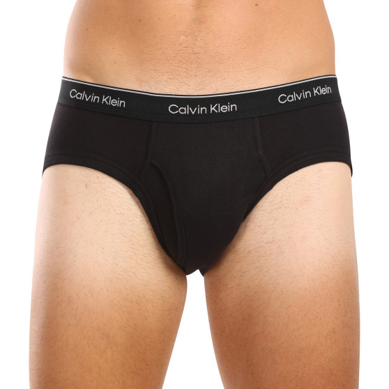 3PACK Herren Slips Calvin Klein schwarz (NB3998A-PRU)