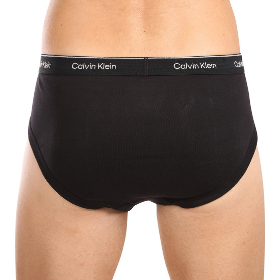 3PACK Herren Slips Calvin Klein schwarz (NB3998A-PRU)