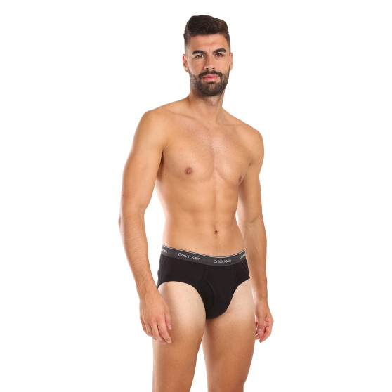 3PACK Herren Slips Calvin Klein schwarz (NB3998A-PRU)