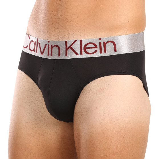 3PACK Herren Slips Calvin Klein schwarz (NB3073A-Q09)