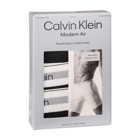 3PACK Herren Klassische Boxershorts Calvin Klein schwarz (NB3955A-UB1)