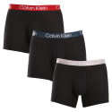 3PACK Herren Klassische Boxershorts Calvin Klein schwarz (NB2971A-PZI)