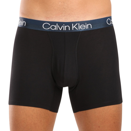 3PACK Herren Klassische Boxershorts Calvin Klein schwarz (NB2971A-PZI)