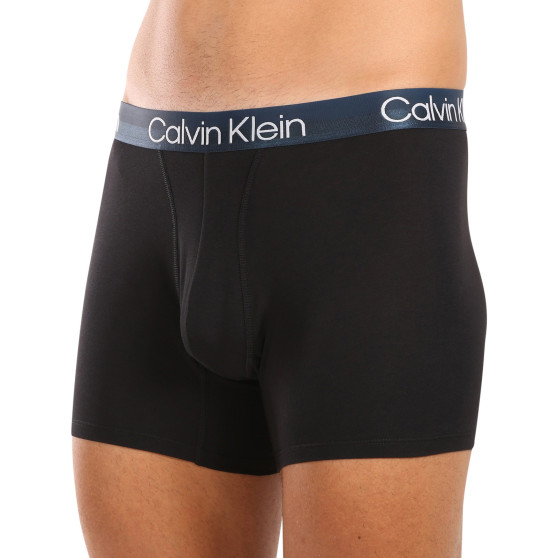 3PACK Herren Klassische Boxershorts Calvin Klein schwarz (NB2971A-PZI)