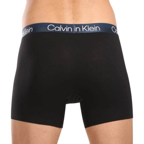 3PACK Herren Klassische Boxershorts Calvin Klein schwarz (NB2971A-PZI)