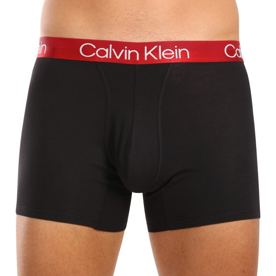 3PACK Herren Klassische Boxershorts Calvin Klein schwarz (U2664G-001)