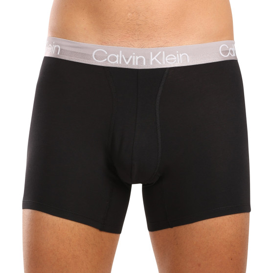 3PACK Herren Klassische Boxershorts Calvin Klein schwarz (NB2971A-PZI)