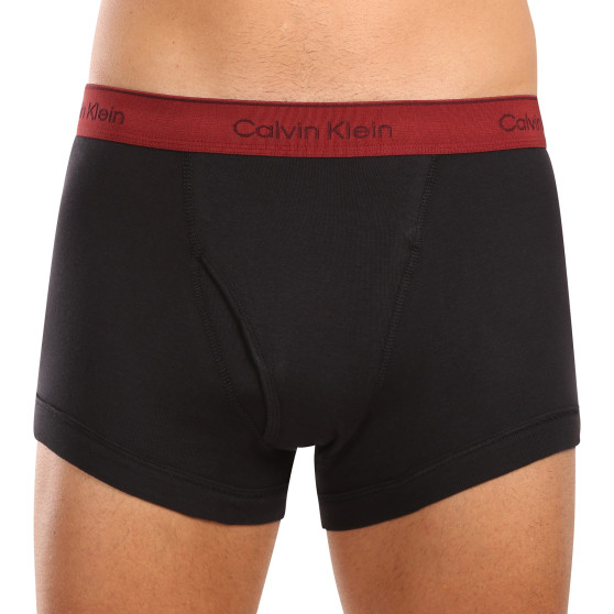 3PACK Herren Klassische Boxershorts Calvin Klein schwarz (NB4002A-PRU)