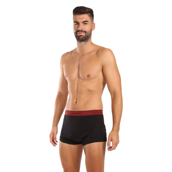 3PACK Herren Klassische Boxershorts Calvin Klein schwarz (NB4002A-PRU)