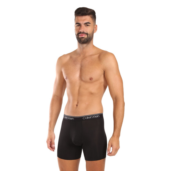 3PACK Herren Klassische Boxershorts Calvin Klein schwarz (NB2570A-Q84)