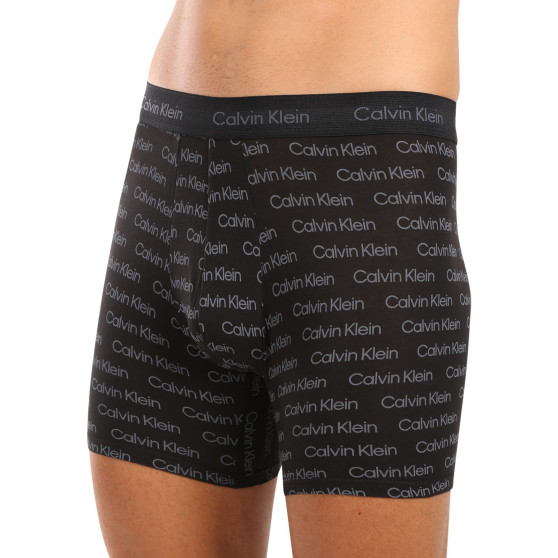 3PACK Herren Klassische Boxershorts Calvin Klein mehrfarbig (NB3057A-QYP)