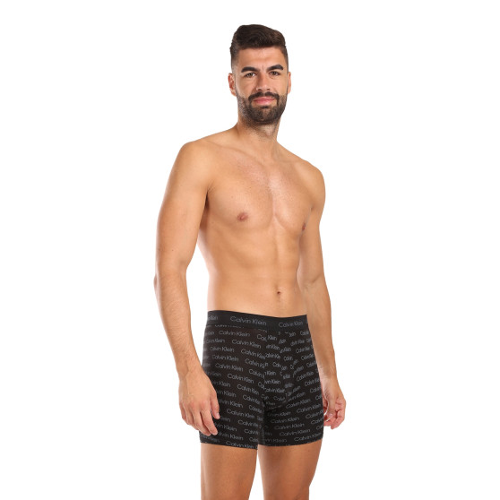 3PACK Herren Klassische Boxershorts Calvin Klein mehrfarbig (NB3057A-QYP)