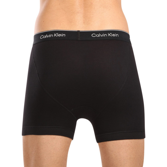 3PACK Herren Klassische Boxershorts Calvin Klein schwarz (NB4003A-001)